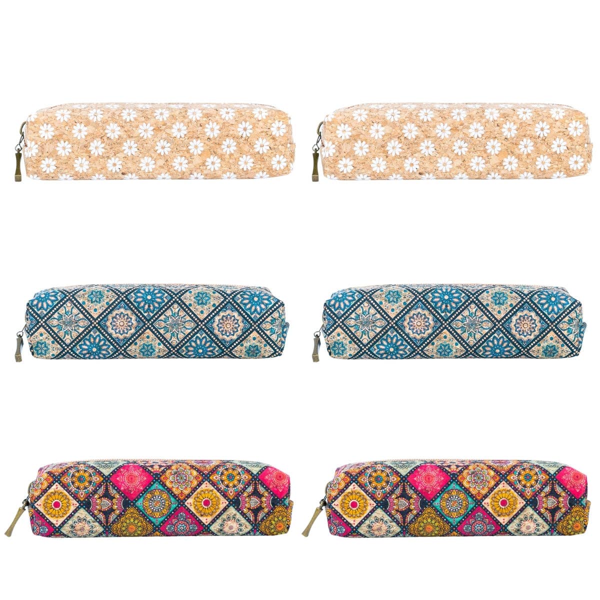 Estuche de corcho ecológico para lápices BAGD-245A-6（6 unidades）