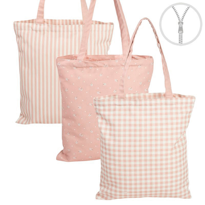 Bolsa con Cremallera Bridget Rosa Maquillaje 3 Modelos