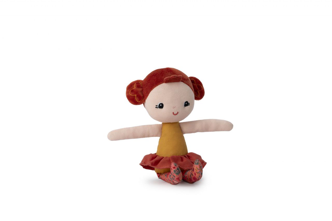 MUÑECA ADÈLE CON BOLSO DE FLOR