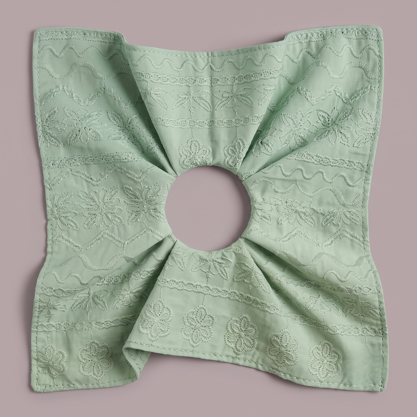 Coletero cuadrado: Une fleur beige