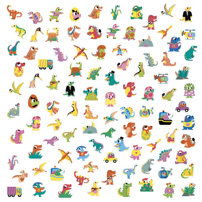 100 PEGATINAS - DINOSAURIOS