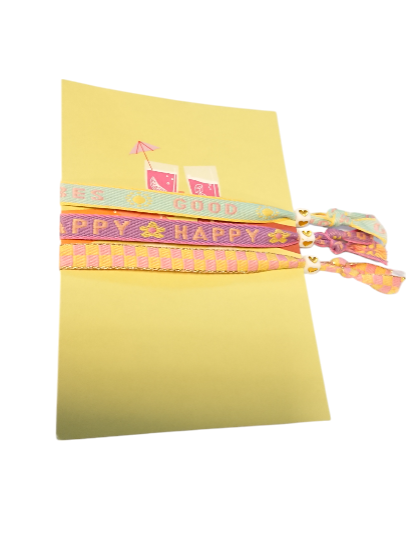 Set 3 Pulseras Tarjeta  Cóctel