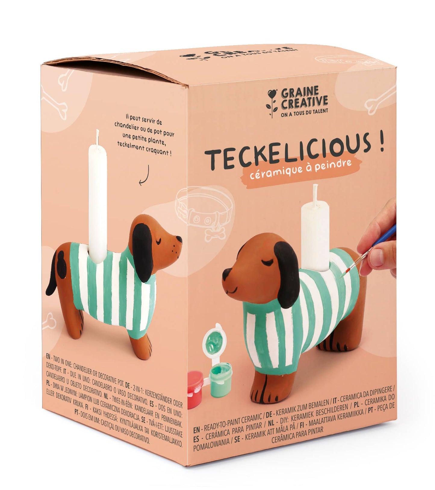 KIT CERÁMICA dachshund
