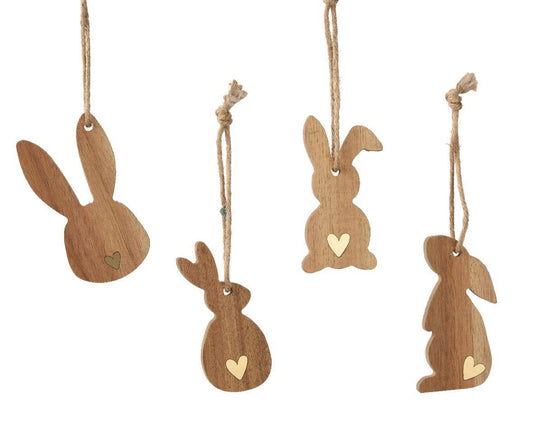 Figura de madera de pino Colgante de acacia