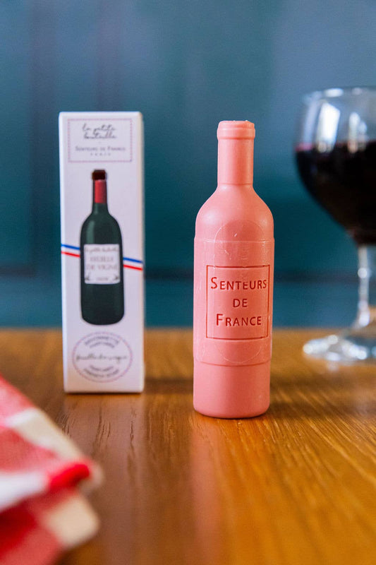 La pastilla de jabón «botella de vino»