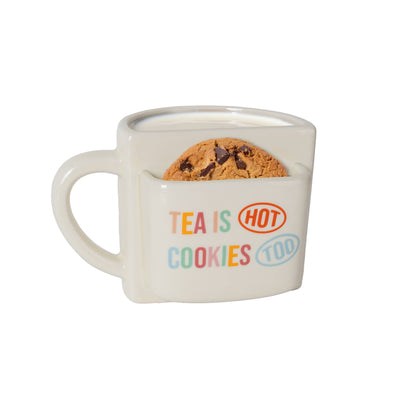 Taza Bolsillo "Tea Is Hot Cookies Too"