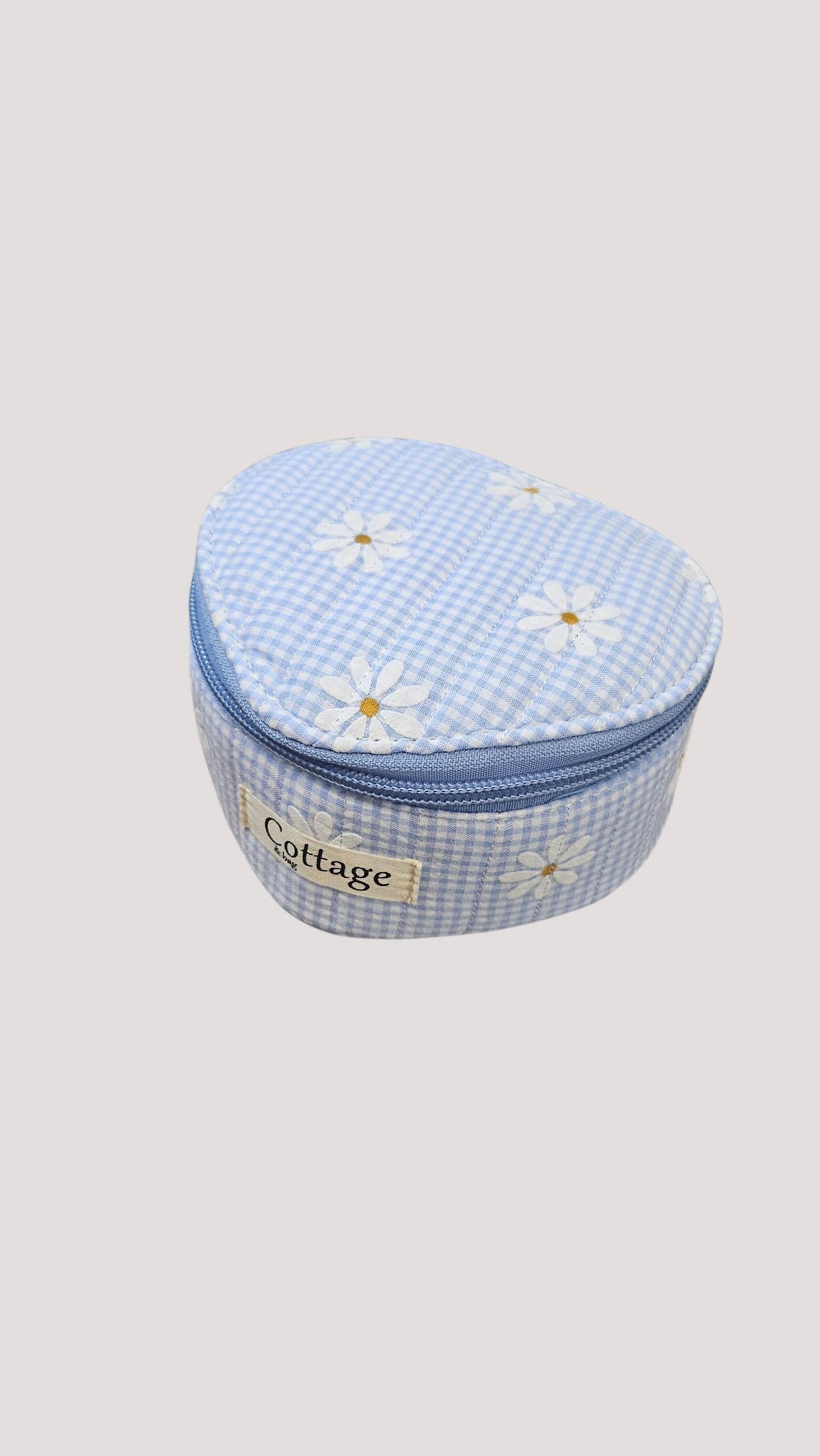 Caja de joyas con corazón 3D de algodón