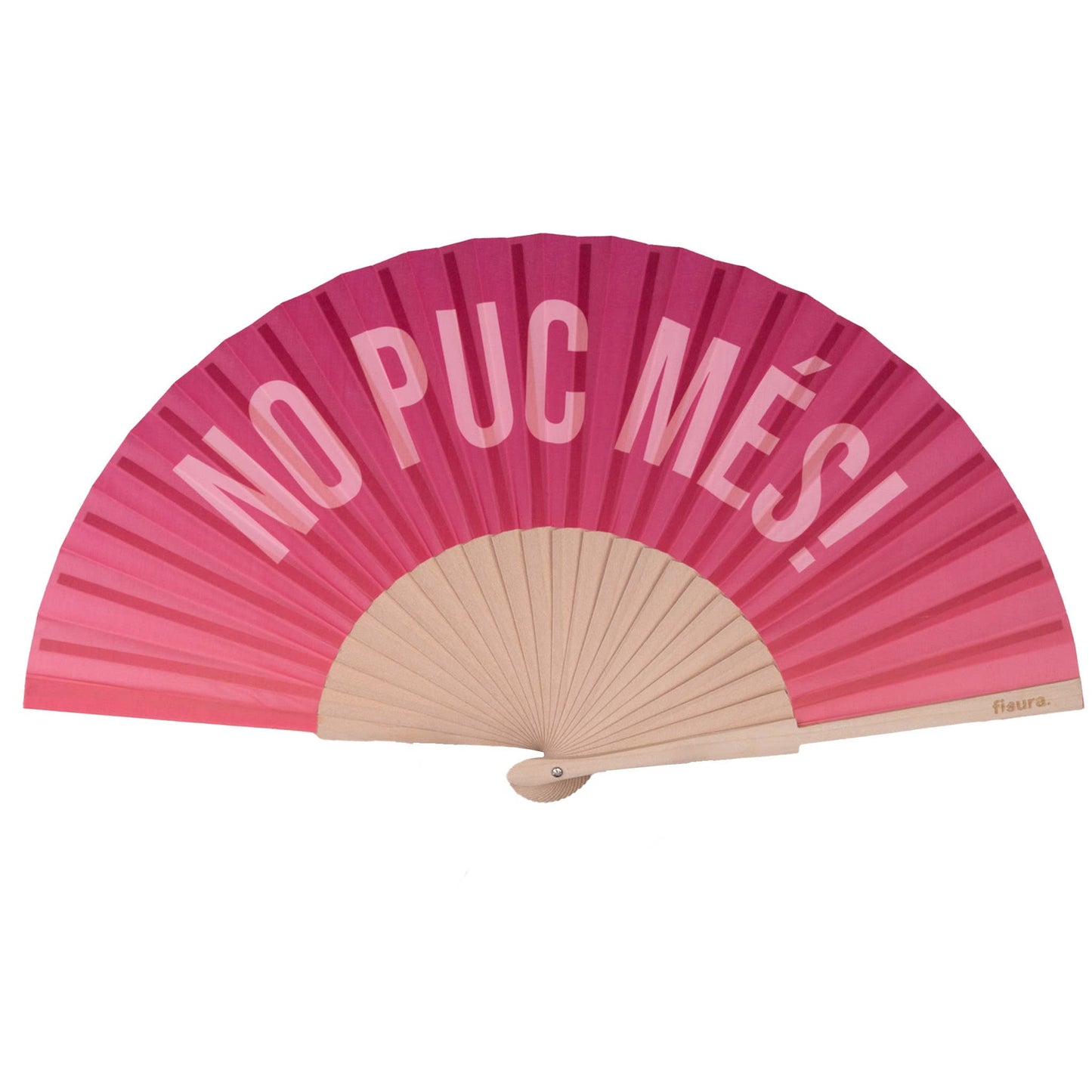 Abanico "No Puc Mes"