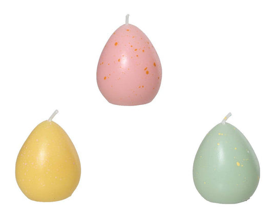 Velas Ei - 3 unidades colores pastel
