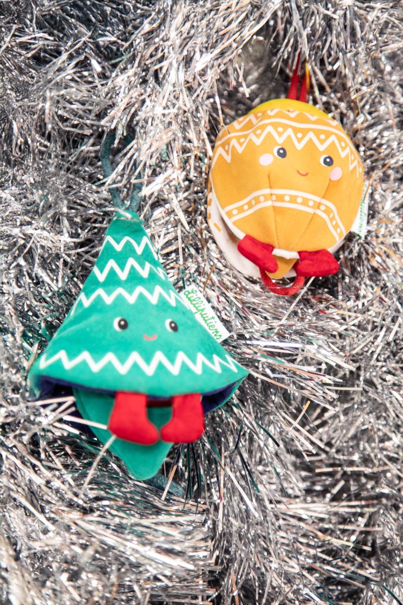 ÁRBOL NAVIDAD Y DUENDE REVERSIBLE AZUL