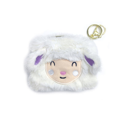 Monederos de Peluche con Llavero -12  Diseños Divertidos y Adorables para Todas las Edades