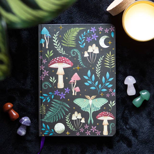 Libreta A5 con estampado de bosque