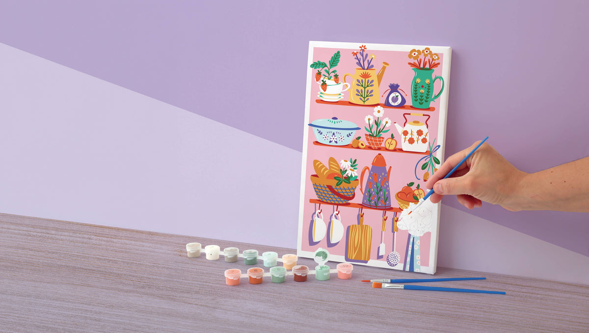 PINTURA POR NÚMERO 30x20 LADO COCINA