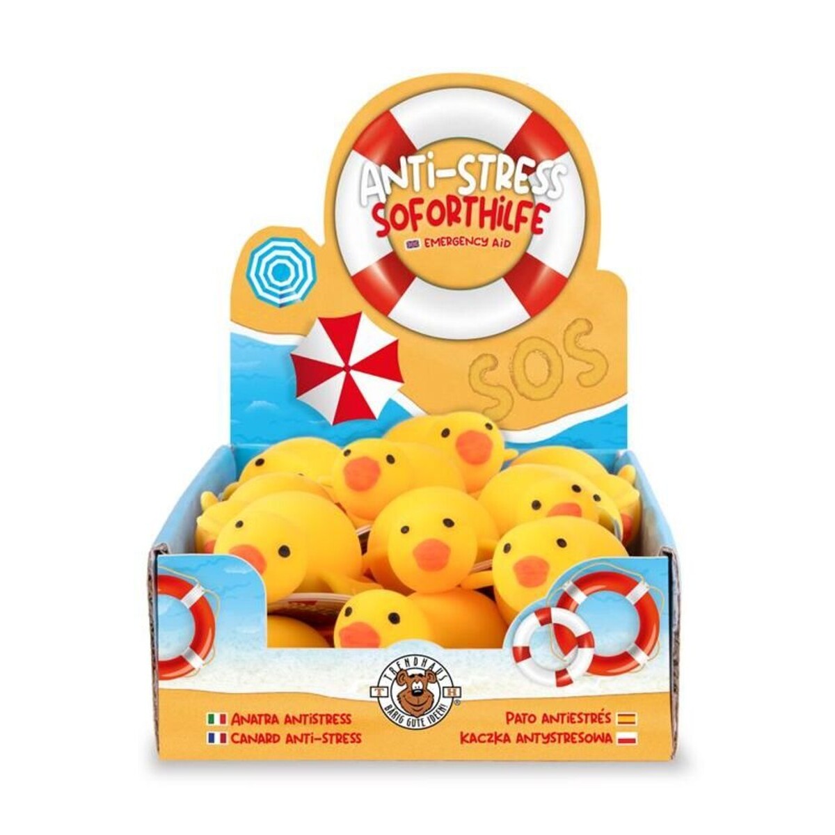 Pato antiestrés mini – Juguete sensorial para apretar