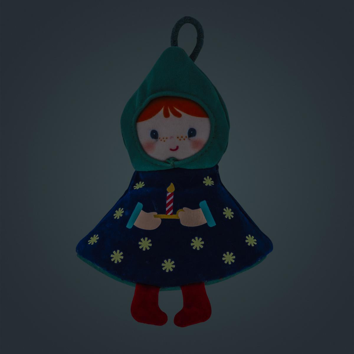 ÁRBOL NAVIDAD Y DUENDE REVERSIBLE AZUL