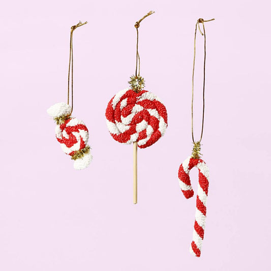 Mini Kit Navideño Foam Clay – Lollipop, Bastón y Caramelo 🎄