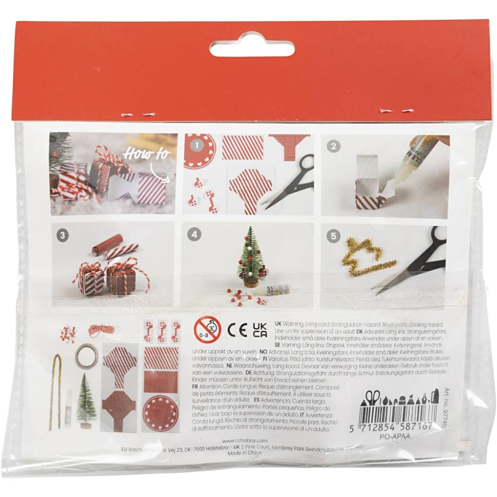 Mini Kit Creativo Navidad “Elf Door” – Árbol Miniatura con Decoración DIY