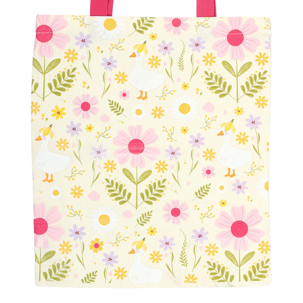 Bolso Tote Floral Daisy & Duck con Margaritas y Patos
