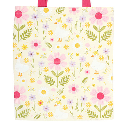 Bolso Tote Floral Daisy & Duck con Margaritas y Patos
