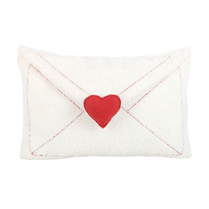 Cojín decorativo carta de amor I Love You estilo boucle suave regalo romántico San Valentín