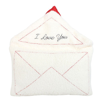 Cojín decorativo carta de amor I Love You estilo boucle suave regalo romántico San Valentín