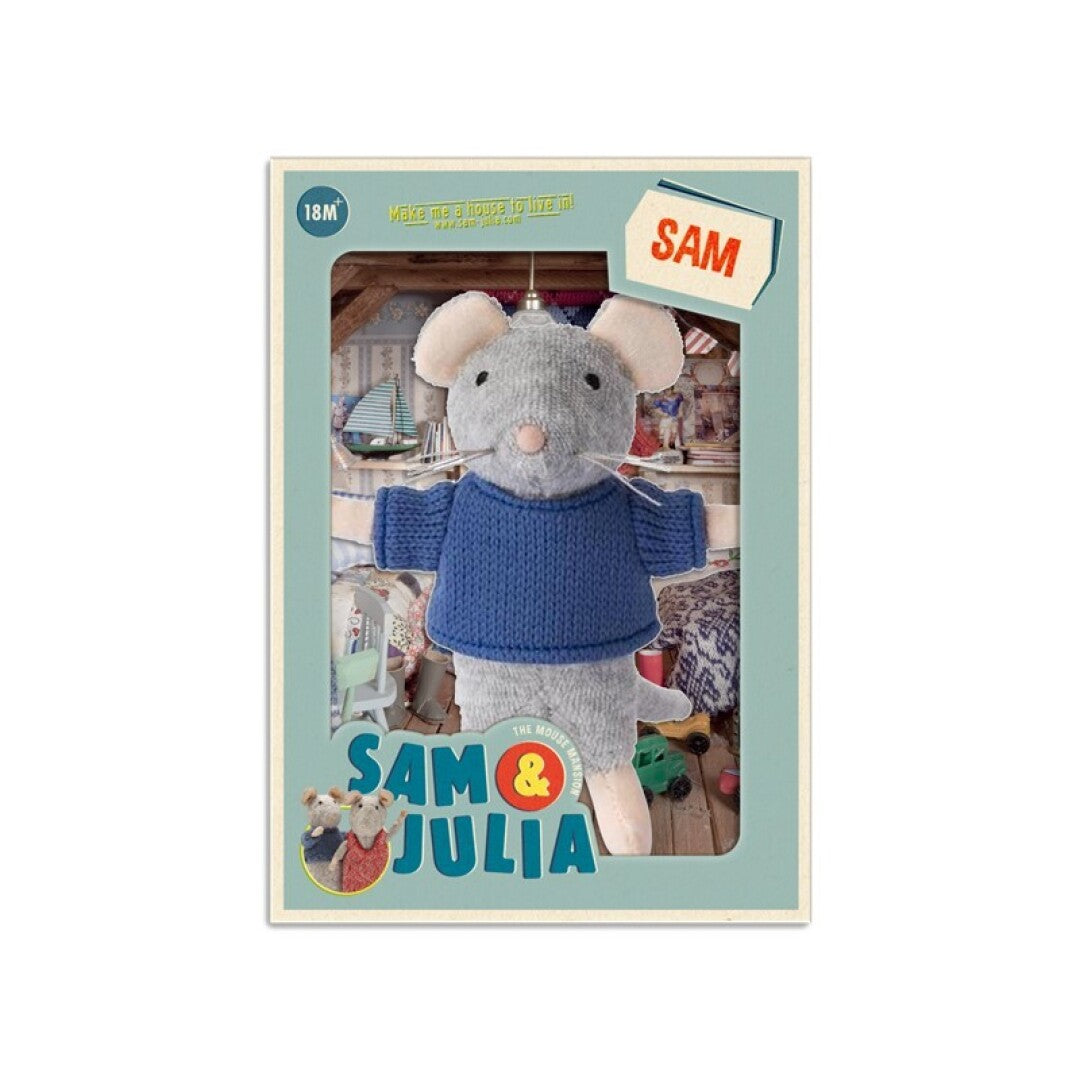 Muñeco Sam The Mouse Mansion 12 cm | Personaje Casa de los Ratones