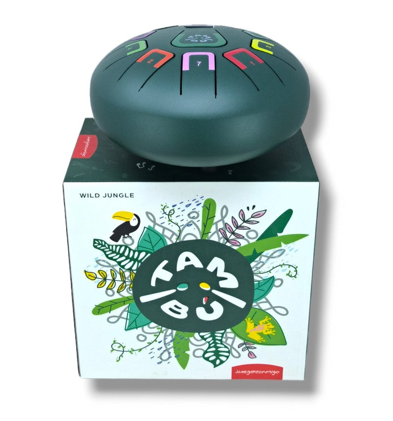 Tambor Tambú 8" 11notas - Verde Jungla mate