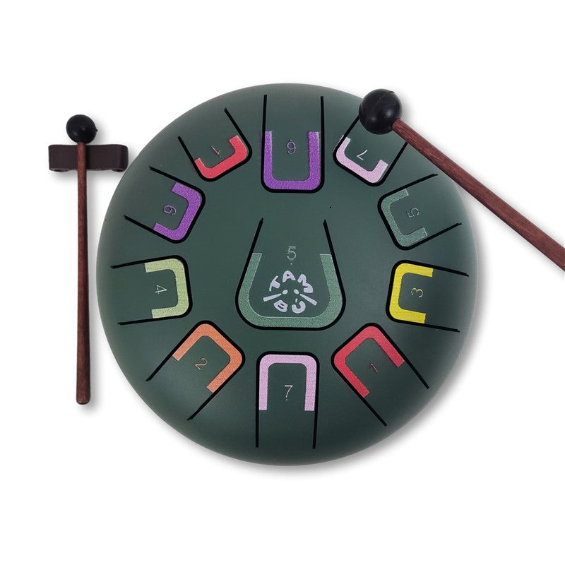 Tambor Tambú 8" 11notas - Verde Jungla mate
