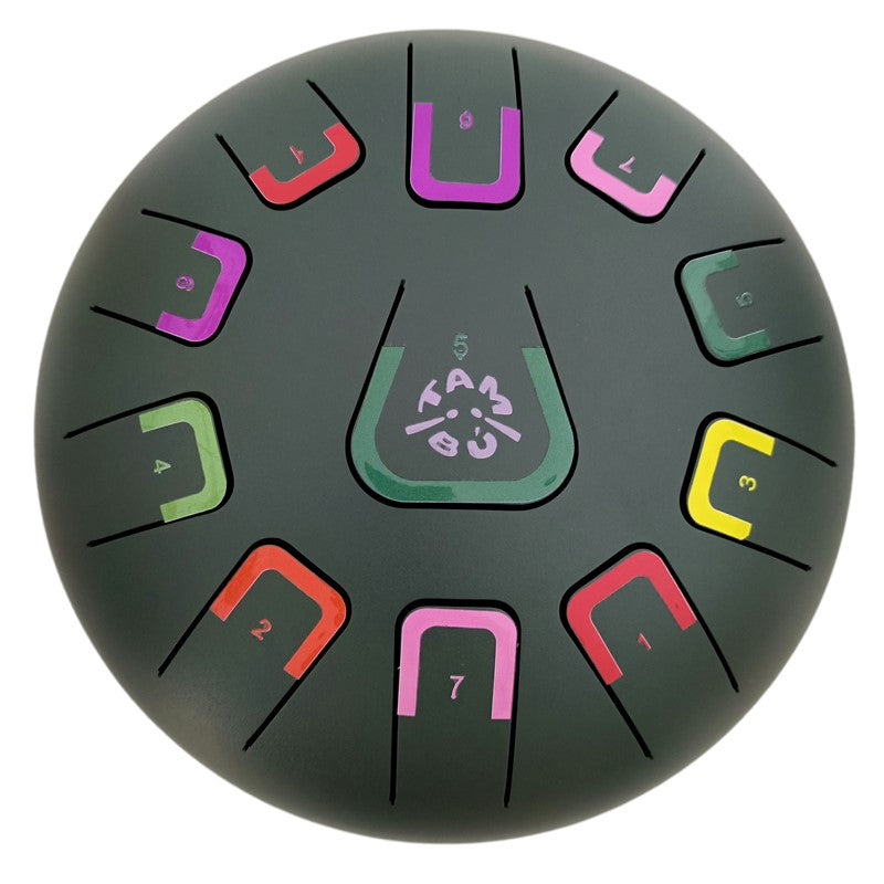Tambor Tambú 8" 11notas - Verde Jungla mate