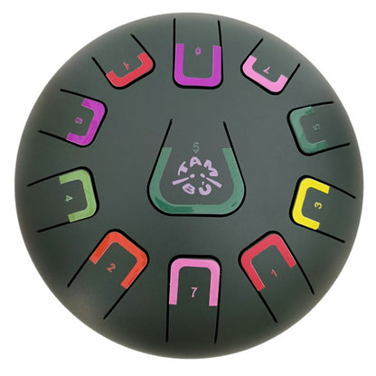 Tambor Tambú 8" 11notas - Verde Jungla mate