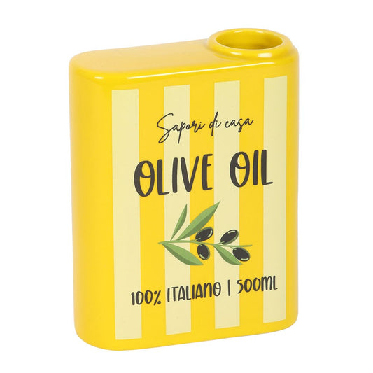 Jarrón Cerámica Estilo Aceite de Oliva Italiano