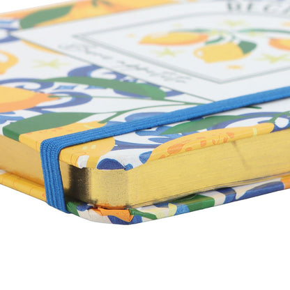 Cuaderno de Recetas A5 Limones – Libro de Cocina Italiano 120 Páginas