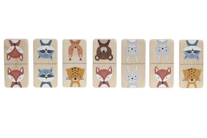 JUEGO DE MESA SET 28 MADERA 19X6,5X4 DOMINO