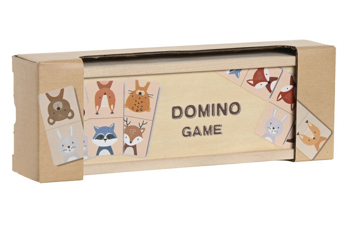 JUEGO DE MESA SET 28 MADERA 19X6,5X4 DOMINO