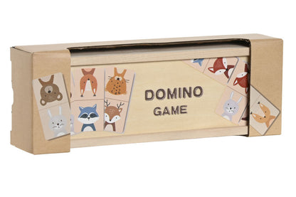 JUEGO DE MESA SET 28 MADERA 19X6,5X4 DOMINO