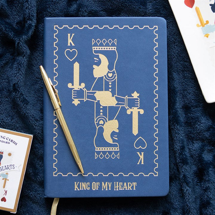 Cuaderno A5 Rey de mi corazón King of my Heart libreta romántica regalo original