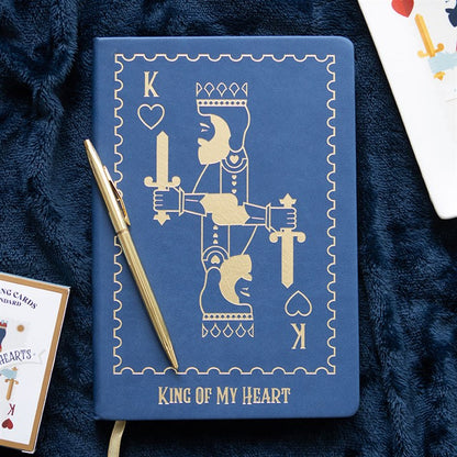 Cuaderno A5 Rey de mi corazón King of my Heart libreta romántica regalo original