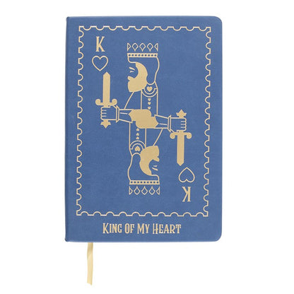 Cuaderno A5 Rey de mi corazón King of my Heart libreta romántica regalo original