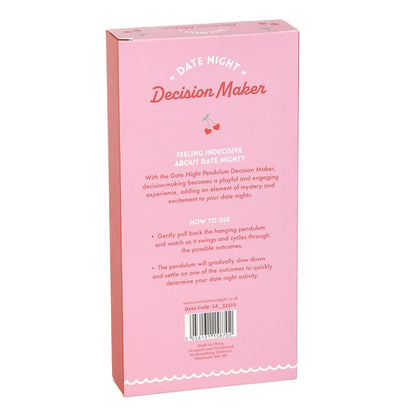 Tomador de decisiones para citas péndulo Date Night juego romántico regalo original pareja