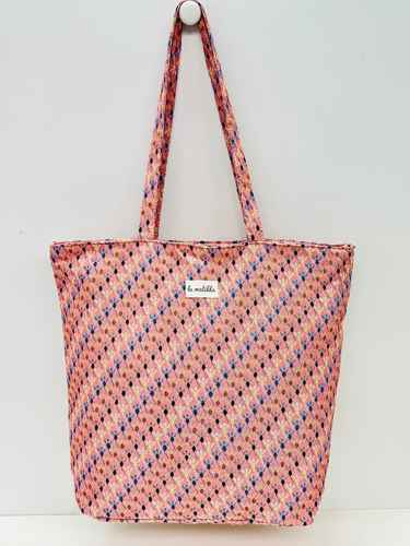 Tote Bag Grande Rombo Rosa