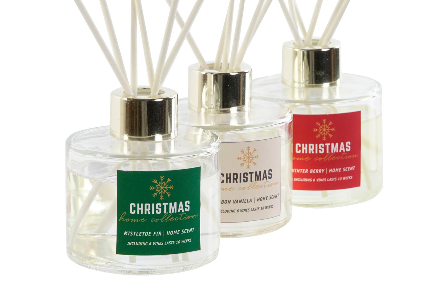 Ambientador Mikado Navideño con Varillas – 100 ml (Aromas Disponibles)