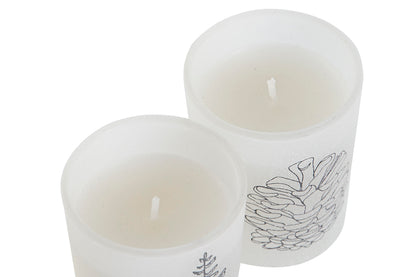 Set de Velas Aromáticas y Difusor "Hello Winter" Basil & Mandarina - Pack Decorativo Invierno con Vela y Difusor de Fragancia