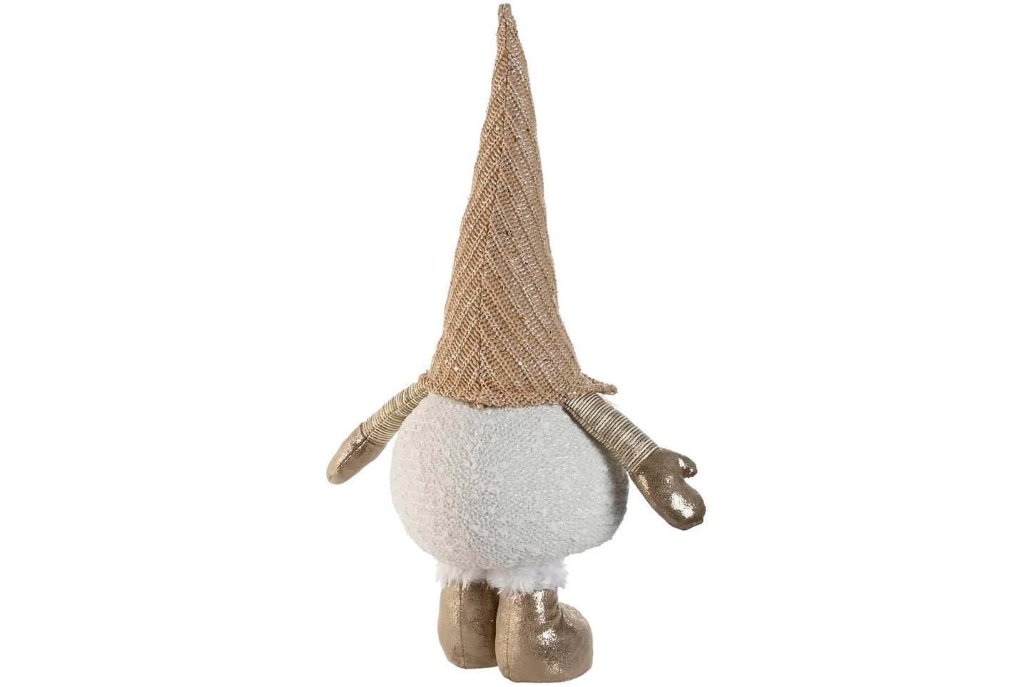 Gnomo Decorativo Dorado con Piernas Regulables