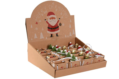 Set de Figuras Navideñas de Resina con Santa, Árbol, Trineo y Bota – Decoración Festiva