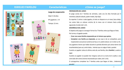 Juego de Cartas Familou Cooperativo – Djeco