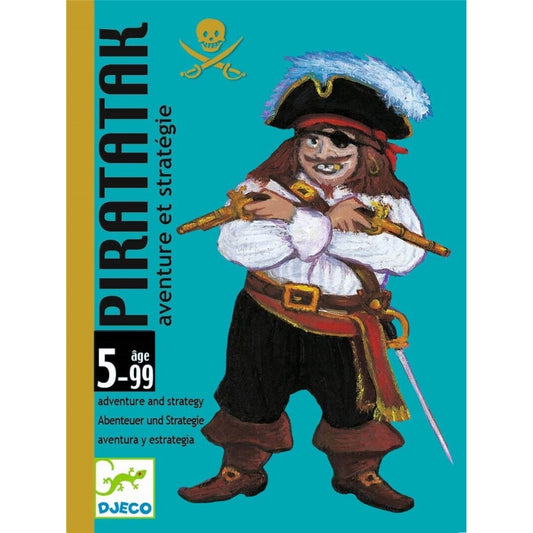 Juego de Cartas Piratatak de Estrategia y Aventura – Djeco