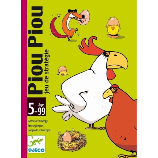 Juego de Cartas Piou Piou de Estrategia – Djeco