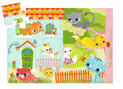 Puzzle Silueta Pachat y sus Amigos – Djeco