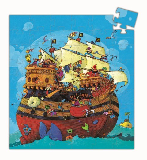 Puzzle Silueta El Barco Pirata – Djeco