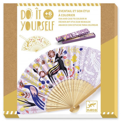 Abanico DIY con Estuche para Colorear – Djeco